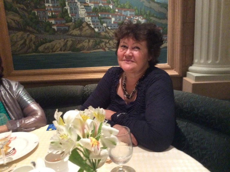 Светлана Мухтаровна Абисова - Директор фирмы Виза-тур из Краснодара в итальянском ресторане Sabatini`s на борту Diamond Princess 5*